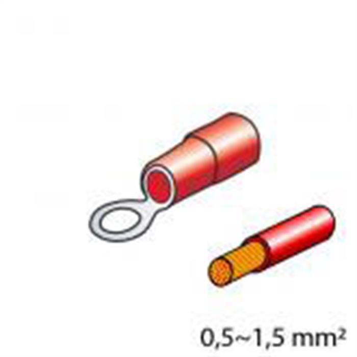ΦΙΣΑΚΙΑ 5mm (10τμχ) ΚΟΚΚΙΝΟ