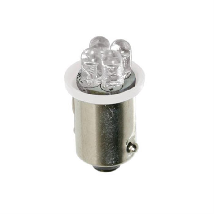 ΛΑΜΠΑΚΙ ME 4 LED 24V T4W BA9s ΛΕΥΚΟ 2 ΤΕΜΑΧΙΑ