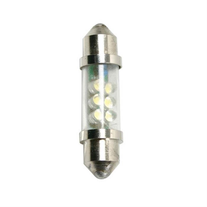 ΛΑΜΠΑΚΙ ΠΛΑΦΟΝΙΕΡΑΣ 24V 6 LED (SV8,5-8) ΛΕΥΚΟ 2 ΤΕΜΑΧΙΑ