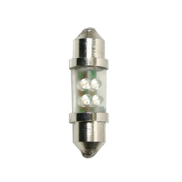 ΛΑΜΠΑΚΙ ΠΛΑΦΟΝΙΕΡΑΣ 24V 4 LED (SV8,5-8) ΛΕΥΚΟ 2 ΤΕΜΑΧΙΑ