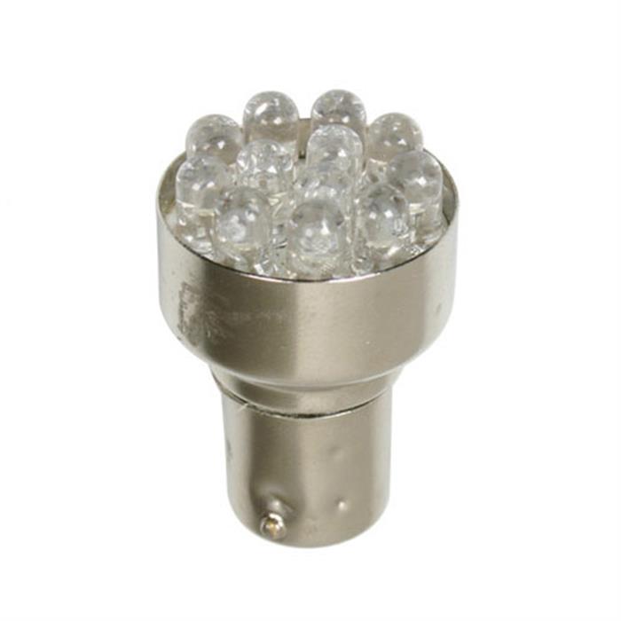 ΛΑΜΠΑΚΙ 12 LED BA15s 24V ΠΟΡΤΟΚΑΛΙ  1 ΤΕΜΑΧΙΟ