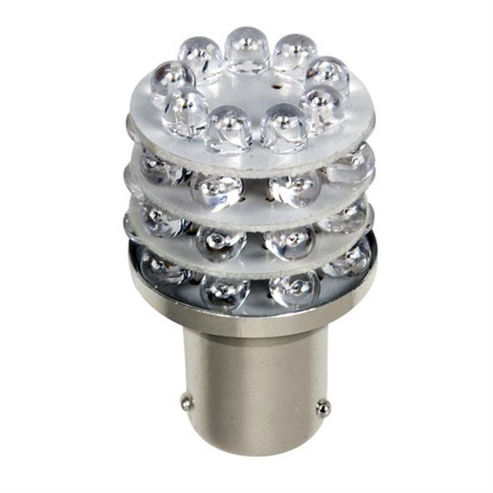 ΛΑΜΠΑΚΙ 24V 36LED BAY15d ΠΑΡΑΚΕΝΤΡΟ ΛΕΥΚΟ 1 ΤΕΜΑΧΙΟ