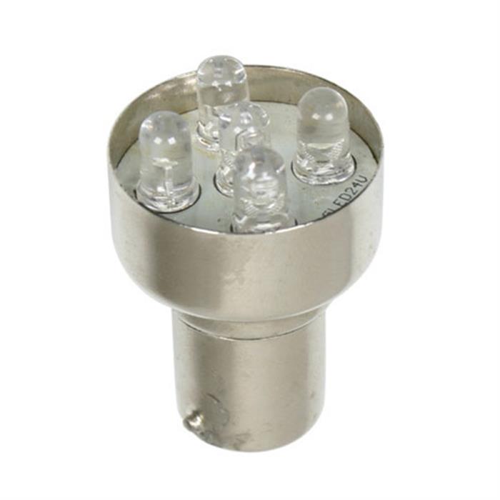ΛΑΜΠΑΚΙ 24V 5LED R5-10W BA15s ΛΕΥΚΟ 1 ΤΕΜΑΧΙΟ