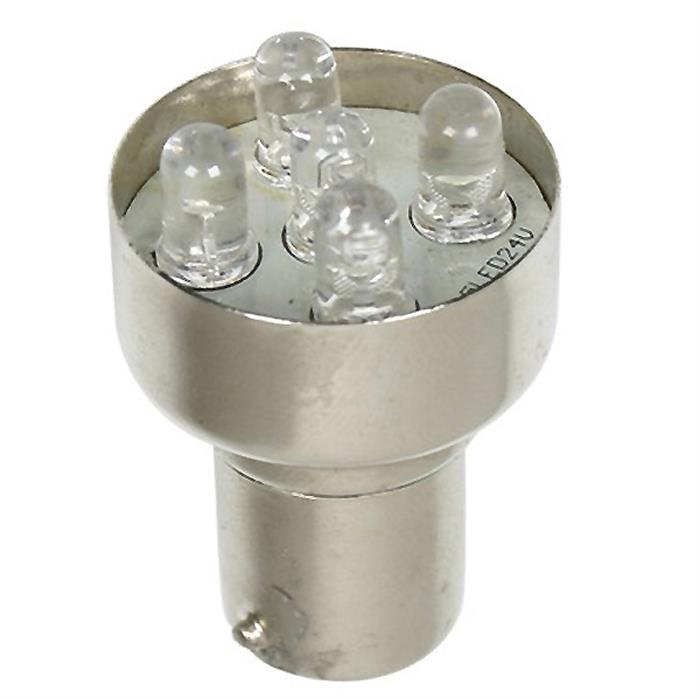 ΛΑΜΠΑΚΙ 24V 5LED R5-10W BA15s (Κόκκινο)