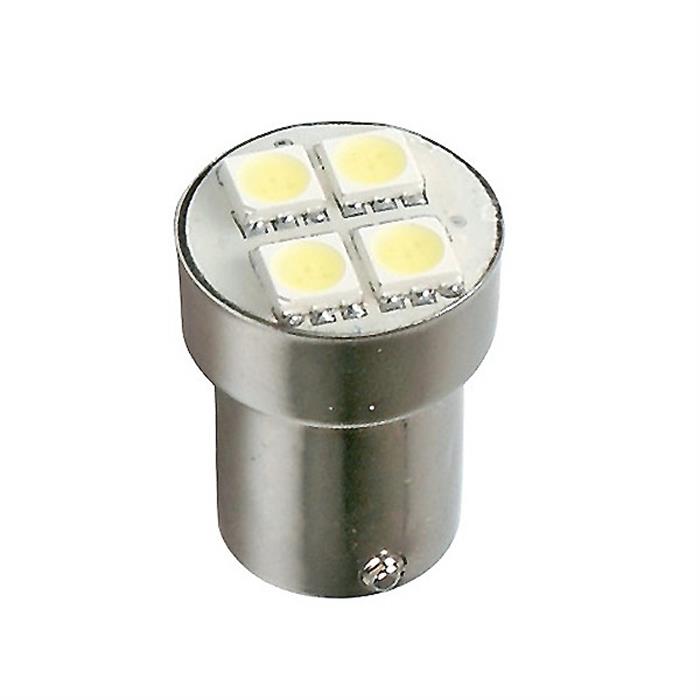 ΛΑΜΠΑΚΙ 24V 4 SMD MULTI-LED BA15s (Μπλε)