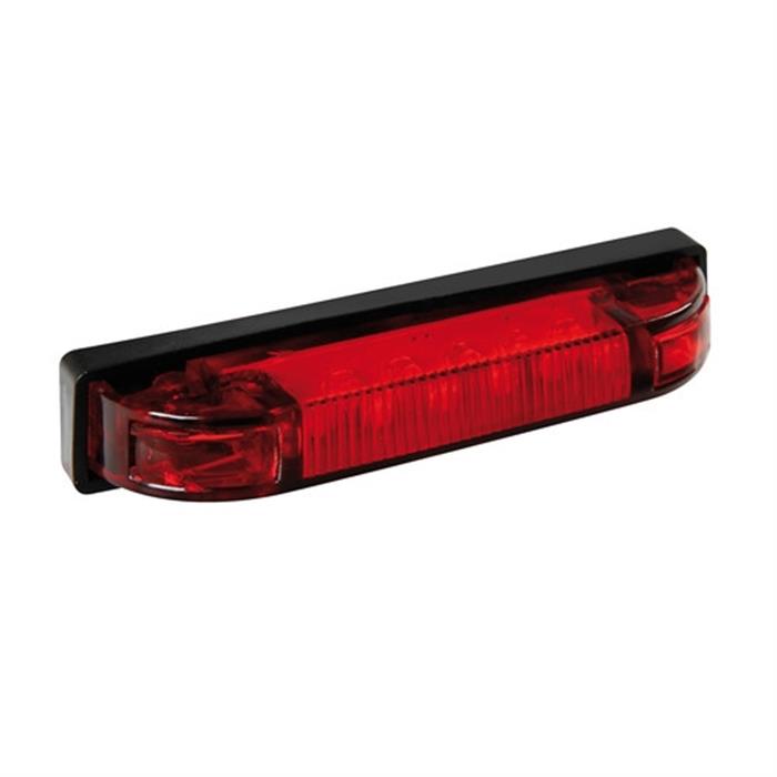 ΦΑΝΟΣ ΟΓΚΟΥ 6LED ΚΟΚΚΙΝΟ 24V 100Χ19mm