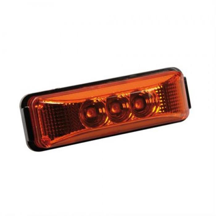 ΦΩΣ ΦΟΡΤΗΓΟΥ 24V 3LED ΠΟΡΤΟΚΑΛΙ 103x35mm