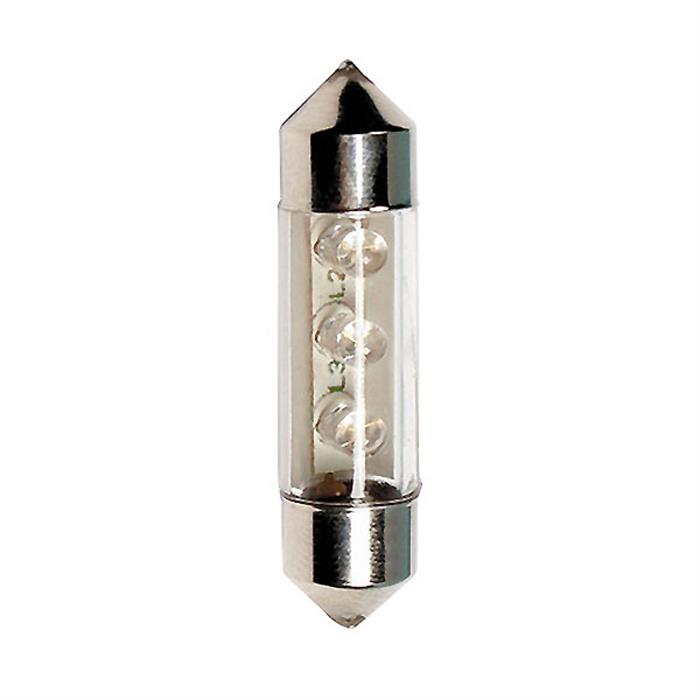 58394 12V ΛΑΜΠΑKI TORPEDO ΤΡΙΠΛΟΥ LED - (C5W) - 10x35 mm - SV8,5-8 - 2 ΤΕΜΑΧΙΑ - BLISTER - ΛΕΥΚΟΣ ΦΩΤΙΣΜΟΣ