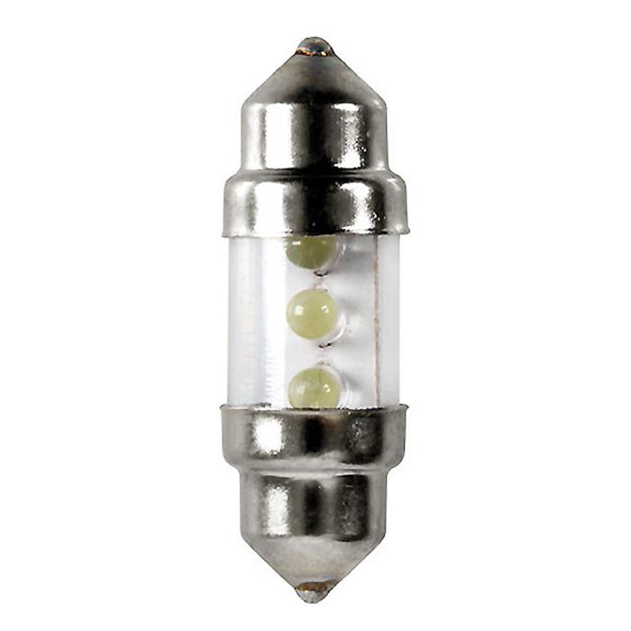 58384 12V ΛΑΜΠΑKI TORPEDO ΤΡΙΠΛΟΥ LED - 10x31 mm - SV8,5-8 - 2 ΤΕΜΑΧΙΑ - BLISTER - ΛΕΥΚΟΣ ΦΩΤΙΣΜΟΣ
