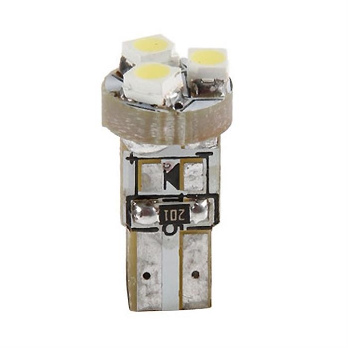 T5 12V ΛΕΥΚΟ 3SMDx1CHIPS HYPER-LED2 W2x4,6d 9x19mm