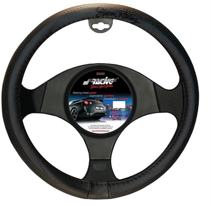 ΚΑΛΥΜΜΑ ΤΙΜΟΝΙΟΥ SIMONI RACING ΜΑΥΡΟ ΔΙΑΤΡΗΤΟ ECOΔΕΡΜΑ 37-39cm (ΚΑΝΟΝΙΚΑ ΤΙΜΟΝΙΑ)