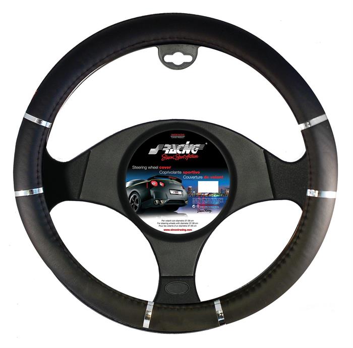 ΚΑΛΥΜΜΑ ΤΙΜΟΝΙΟΥ SIMONI RACING ECOΔΕΡΜΑ ΜΕ ΝΙΚΕΛ ΔΑΧΤΥΛΙΔΙΑ 37-39cm (ΚΑΝΟΝΙΚΑ ΤΙΜΟΝΙΑ)