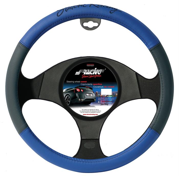 ΚΑΛΥΜΑ ΤΙΜΟΝΙΟΥ SIMORI RACING ΜΠΛΕ ΛΕΙΟ ECOΔΕΡΜΑ ΜΕDIUM 37-39cm (KANONIKA TIMONIA)