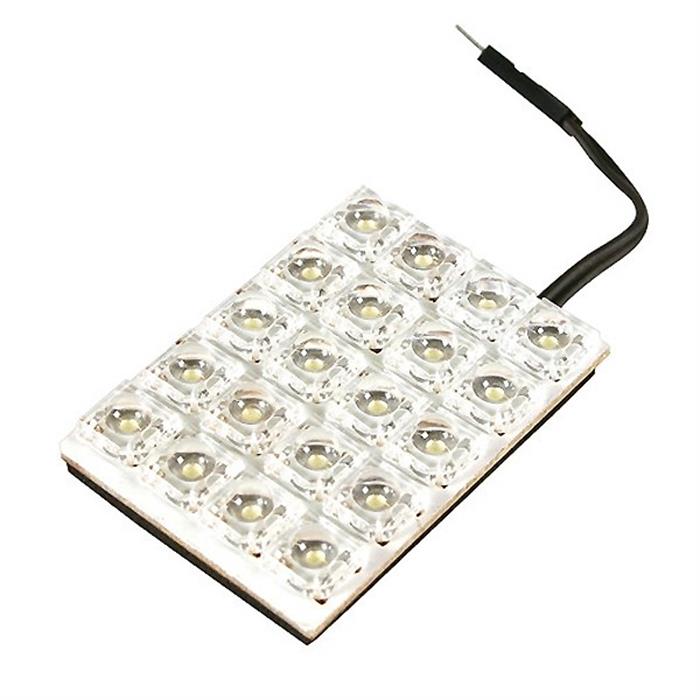 ΠΛΑΦΟΝΙΕΡΑ ΜΕ 20 LED (35x50mm) ΜΠΛΕ