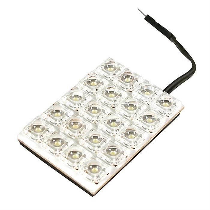 ΠΛΑΦΟΝΙΕΡΑ ΜΕ 20 LED (35x50mm) ΛΕΥΚΟ