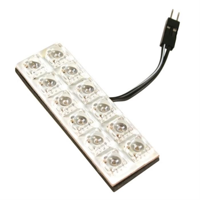 ΠΛΑΦΟΝΙΕΡΑ ΜΕ 12 LED (20X60mm) ΛΕΥΚΟ 12V