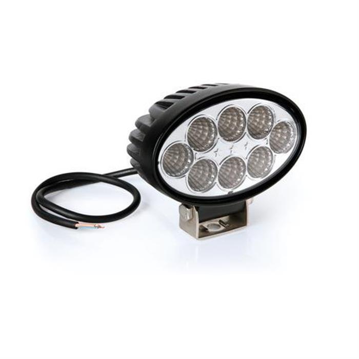 WL-4 ΠΡΟΒΟΛΕΑΣ ME 8 LED 10/30V - 1600 lumen ΛΕΥΚΟΣ ΟΒΑΛ