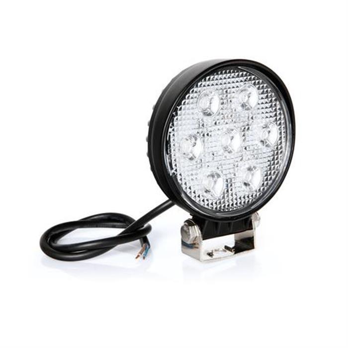 WL-1 ΠΡΟΒΟΛΕΑΣ ΜΕ 7 LED - 10/30V - 1400 lumen ΛEYKOΣ ΣΤΡΟΓΓΥΛΟΣ
