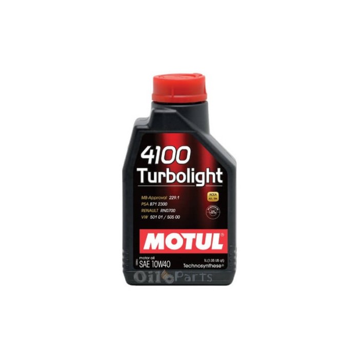 ΠΡΟΣΦΟΡΑ!!!ΛΑΔΙ  MOTUL 4100 TURBOLIGHT SEMI-SYNTHETIC 10W/40 1LIT