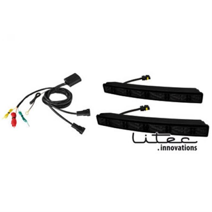 ΠΡΟΣΘΕΤΟ DAYLINE 20LED ΜΑΥΡΟ (Litec) 310x30mm