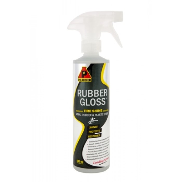 RUBBER GLOSS  Εξαιρετικό γυαλιστικό για τα λάστιχα και τα πλαστικά