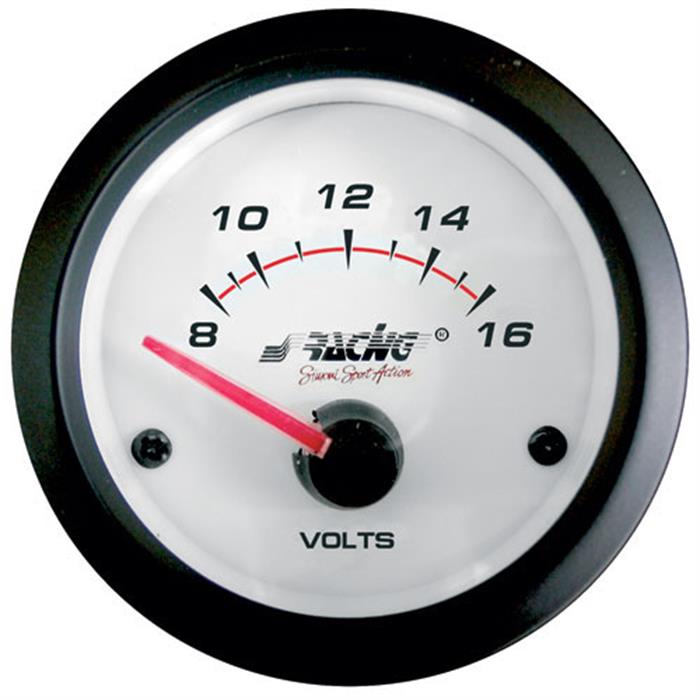 ΒΟΛΤΟΜΕΤΡΟ ΜΕ ΜΠΛΕ ΦΩΤΙΣΜΟ SIMONI RACING 52mm