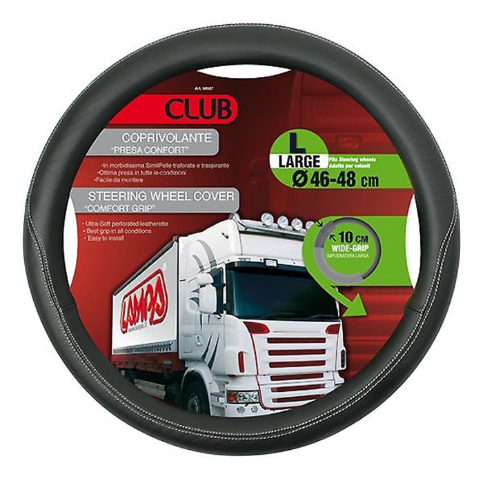 ΚΑΛΥΜΜΑ ΤΙΜΟΝΙΟΥ ΦΟΡΤΗΓΟΥ CLUB ΜΑΥΡΟ LARGE (46-48 cm)