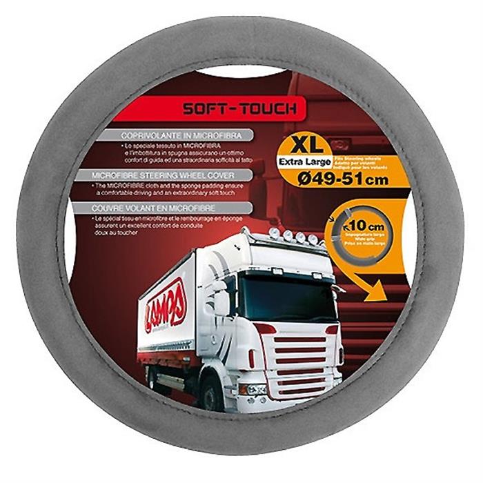 ΚΑΛΥΜΜΑ ΤΙΜΟΝΙΟΥ SOFT TOUCH ΓΚΡΙ Χ-Large (49-51 cm)