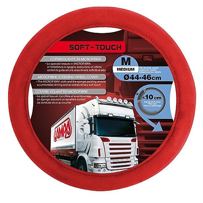 ΚΑΛΥΜΜΑ ΤΙΜΟΝΙΟΥ SOFT TOUCH ΚΟΚΚΙΝΟ Medium (44-46 cm)