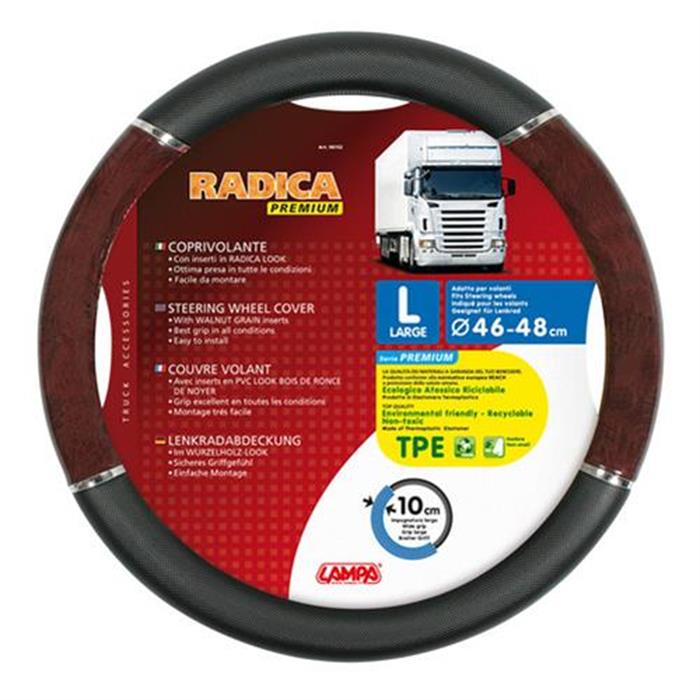 ΚΑΛΥΜΜΑ ΤΙΜΟΝΙΟΥ RADICA ΜΕ ΞΥΛΟ ΚΑΡΥΔΙΑΣ Large 46/48 cm ΟΙΚΟΛΟΓΙΚΟ