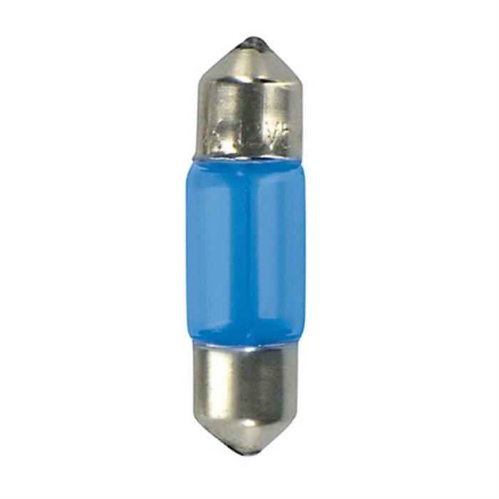 58308 12V ΛΑΜΠΑΚΙ ΠΛΑΦΟΝΙΕΡΑΣ  BLU-XEΝΟΝ  - 8x28 mm - 10W - SV7-8 - 2 ΤΕΜΑΧΙΑ