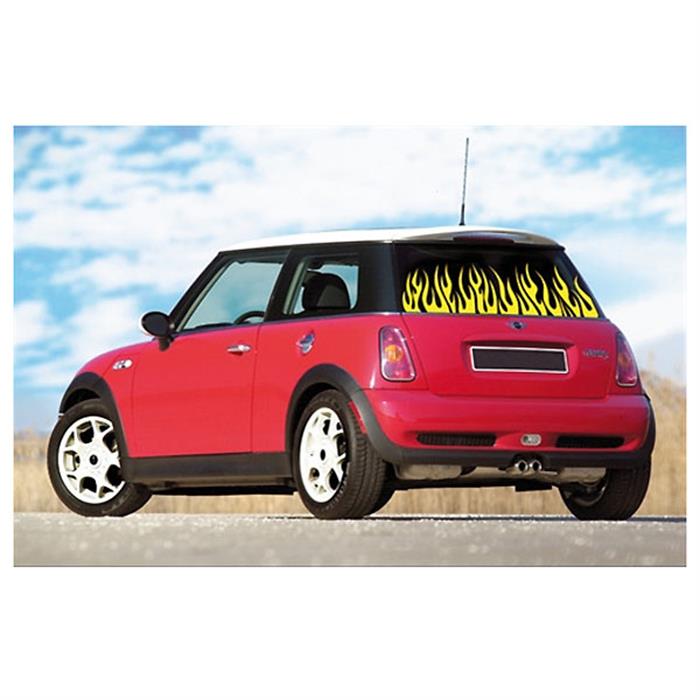 ΦΙΛΜ ΠΑΡΑΘΥΡΩΝ-ΦΛΟΓΕΣ (ΚΙΤΡΙΝΟ) 163x51cm