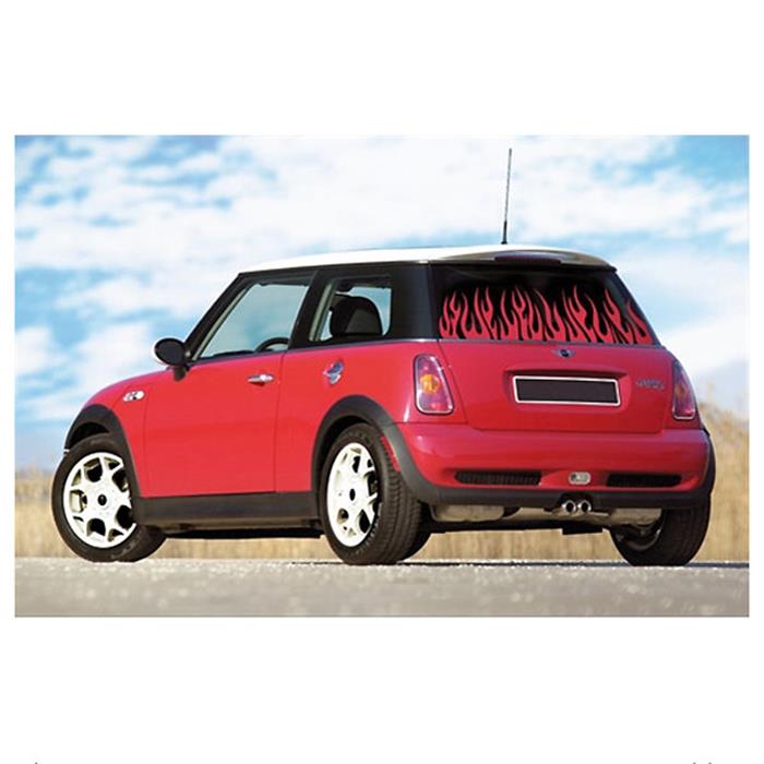 ΦΙΛΜ ΠΑΡΑΘΥΡΩΝ-ΦΛΟΓΕΣ (ΚΟΚΚΙΝΟ) 163x50cm