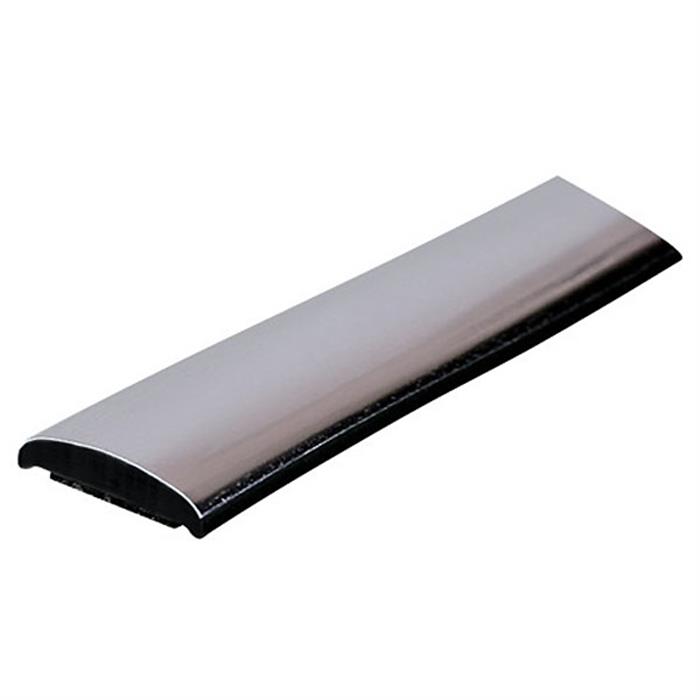 ΑΥΤΟΚΟΛΛΗΤΟ TRIM - ΜΑΥΡΟ/ΧΡΩΜΙΟ (14mm/25 μέτρων)