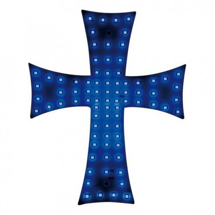 ΣΤΑΥΡΟΣ 24V ΜΕ 81 LED ΜΠΛΕ ΜΕ ΦΙΣ ΑΝΑΠΤΗΡΑ ΚΑΙ ΚΑΛΩΔΙΟ 200CM 200X250MM