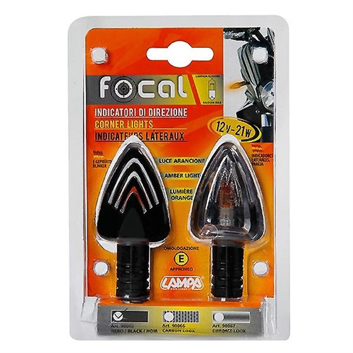 ΦΛΑΣ ΜΟΤΟ FOCAL / LED 12V-21W (Μαύρο)
