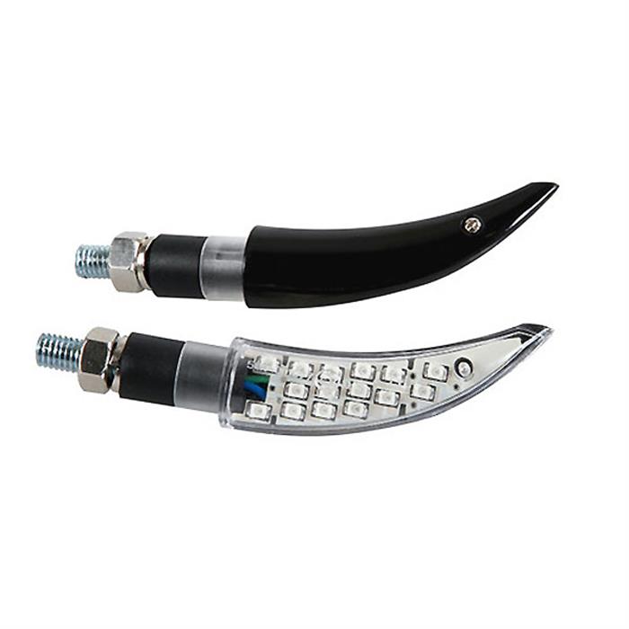 ΦΛΑΣ ΜΟΤΟ KATANA / 16 LED 12V (Μαύρο)