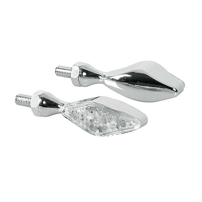 ΦΛΑΣ ΜΟΤΟ STORM / LED 12V-21W (Χρώμιο)